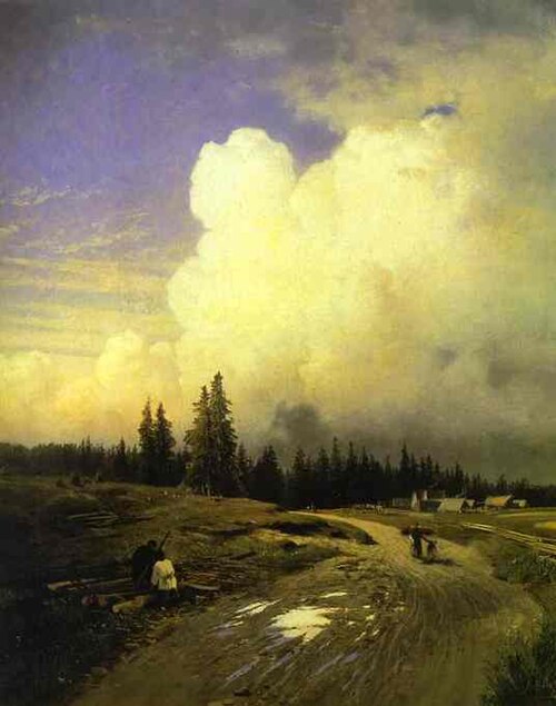 雷雨の後。1868年