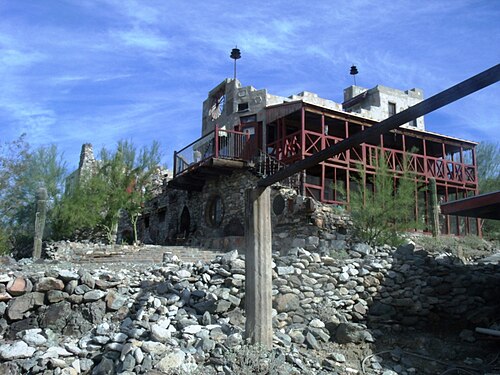 Different view of the Mystery Castle.