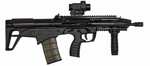 BR18ライフル、右側面