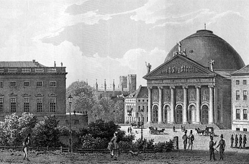 ジョセフ・マクシミリアン・コルブによる大聖堂のスケッチ、1850年
