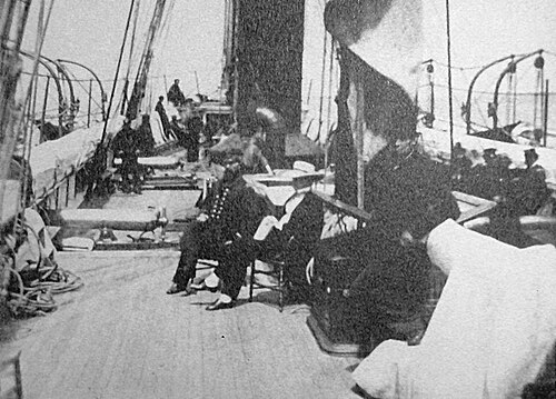 USRC ワヤンダのデッキ、約1863年