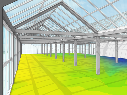 SketchUp での Sefaira 昼光分析