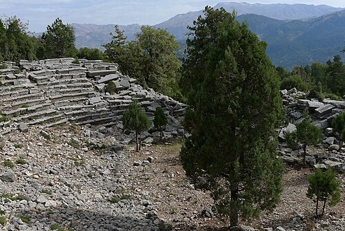 オイノアンダの古代ギリシャ劇場
