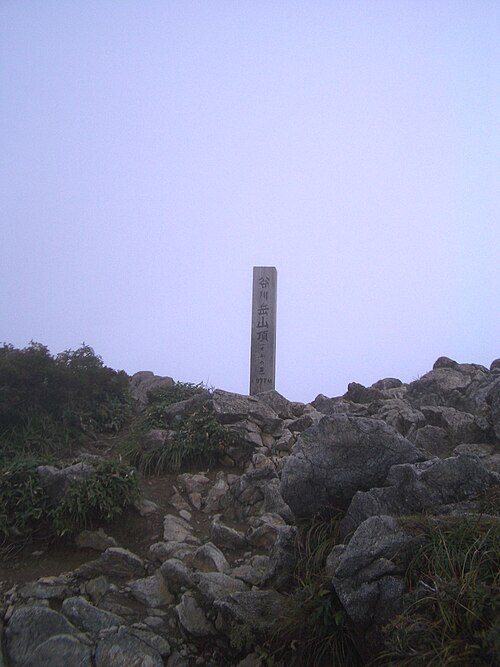 谷川岳山頂