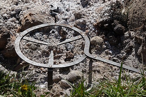 金属製の鍋敷き、19世紀のレプリカ