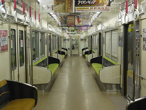 7000系電車の車内