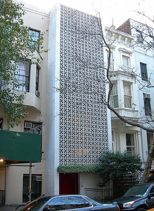 エドワード・デュレル・ストーン・タウンハウス、ニューヨーク市（1956年）