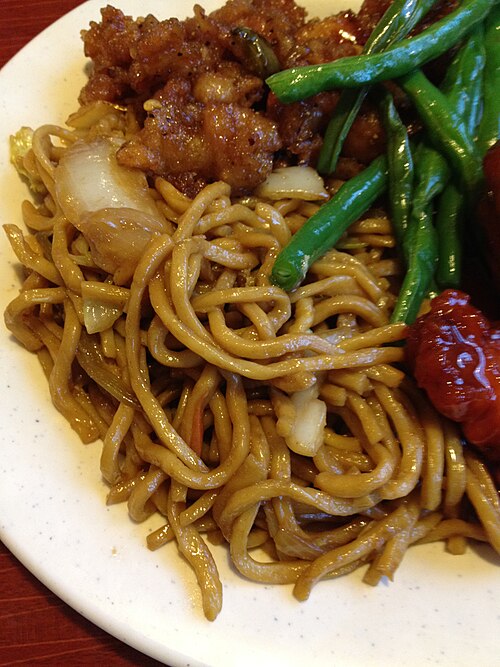 アメリカンスタイルの焼きそば