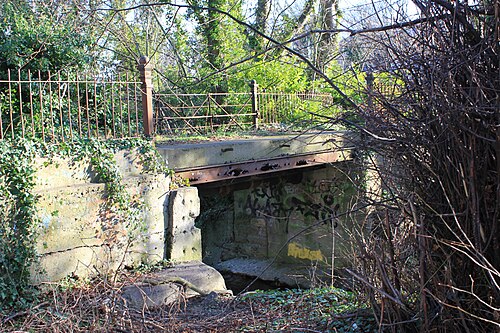 バリーローン近郊にある廃橋。