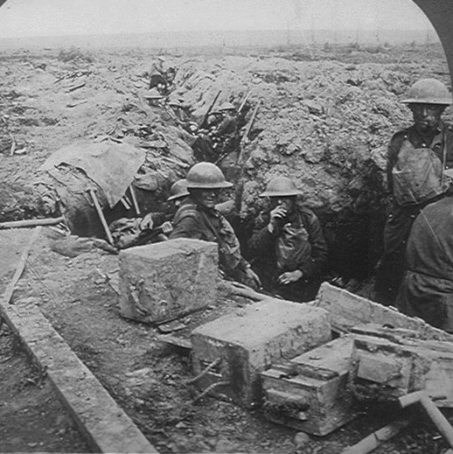 第一次世界大戦の立体写真