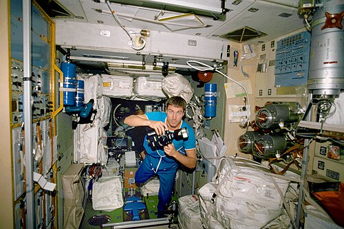 ズヴェズダの宇宙飛行士、2000 年 11 月。