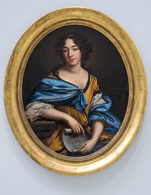 エリザベート・ソフィー・シェロン、自画像、1672年
