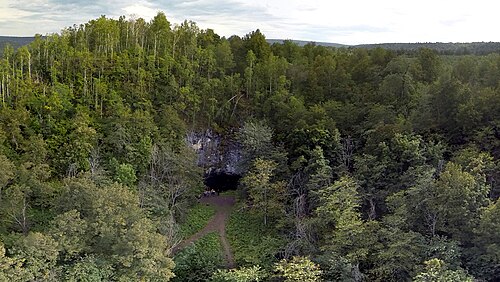 アスキンスカヤ氷洞窟、アルハンゲリスキー地区