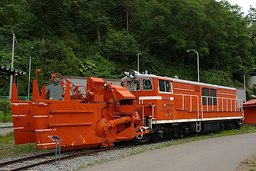 小樽鉄道博物館にて、DD14 323（2007年7月）