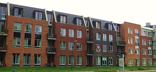 ルースデン中心部の新築住宅街