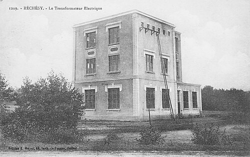 1917 年のレシェシー駅。