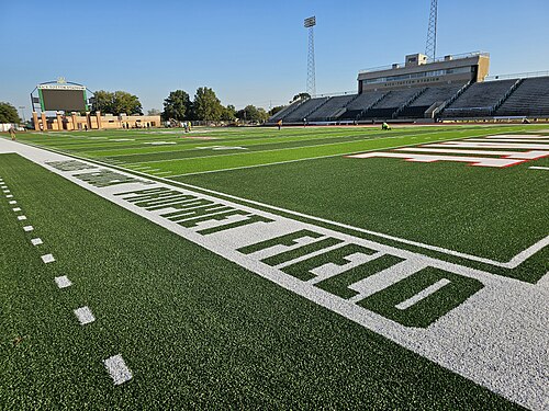 ライス・トッテン・スタジアムのフィールドターフ改修工事（2024年完了予定）