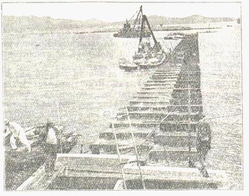 1919年、煙台港の東海ダムが完成。