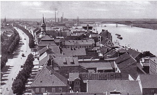 ティルジットの古い景色、1910 年頃