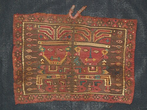 アルパカの毛のタペストリー（西暦600～900年）、ロンバード博物館