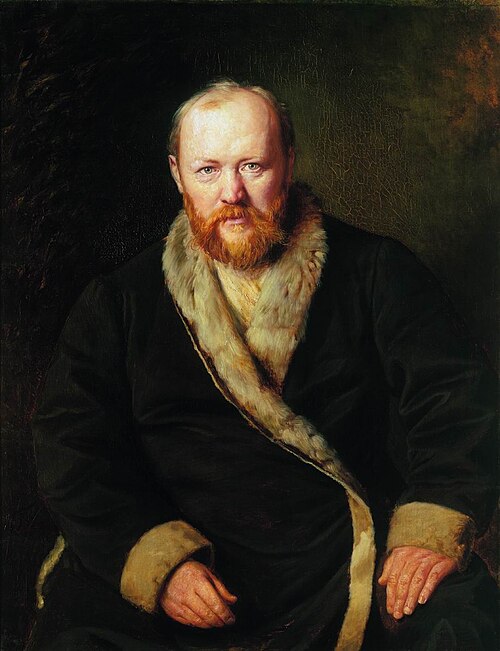 ヴァシリー・ペロフの肖像画、1871年