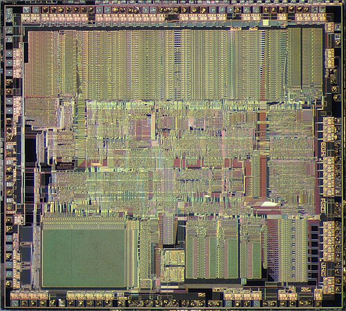 Intel 80386SXのダイ