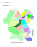 サクレシュプル タルク - グラマ パンチャーヤットと村の地図