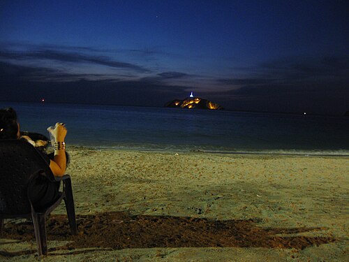 サンタマルタ湾の灯台