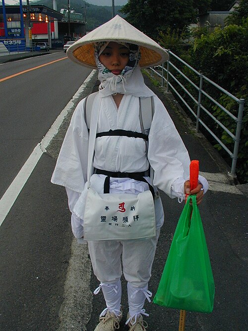 日本の巡礼者。