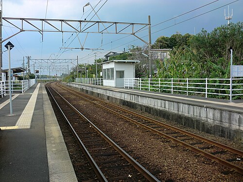 駅のホームの眺め