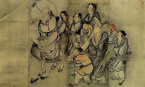 金弘道による朝鮮時代の仙人画。