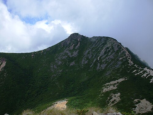 根石山か​​ら見た東天狗山
