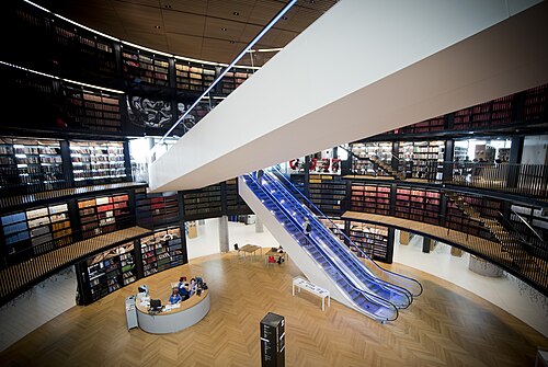 バーミンガム図書館の内部の一部