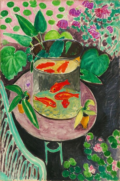 アンリ・マティス作「金魚」（1912年）