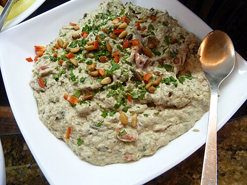 イスラエル風ナスサラダ