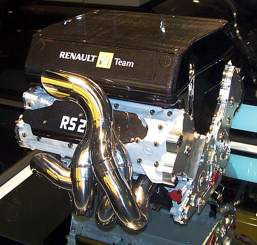 ルノーRS27エンジン。