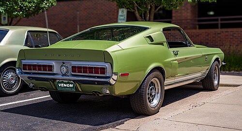 1968 シェルビー GT500KR ライムゴールドメタリック