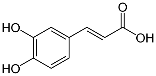 カフェ酸の2D図