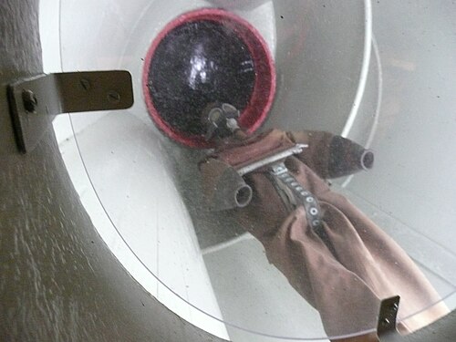 タイプ XXI U ボートの潜水員用ダイバー ロック。