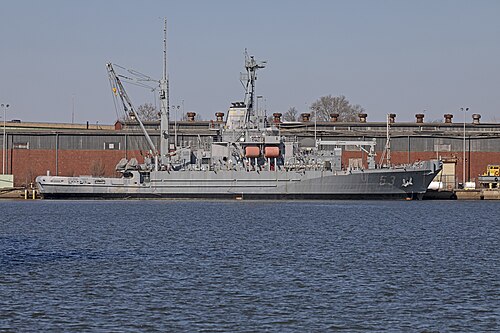 旧USSグラップルは、2019年2月16日、フィラデルフィア海軍工廠で保管状態にある。