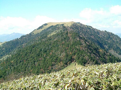 剣山の眺め