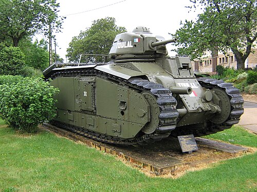 ストーンの戦いの跡地にある B1 bis 記念碑。