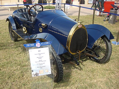 1913 ブガッティ 22、3人乗りヴィネット