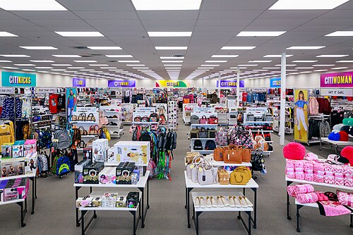 シティトレンドの店舗内装レイアウト