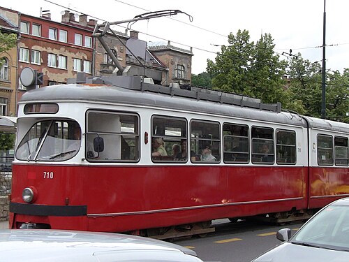路面電車710号サラエボ（2010年）