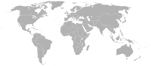 第一次世界大戦勃発時（1914年）の国境線