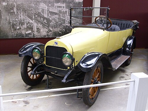 1916年 パターソン、オートワールド ブリュッセルにて