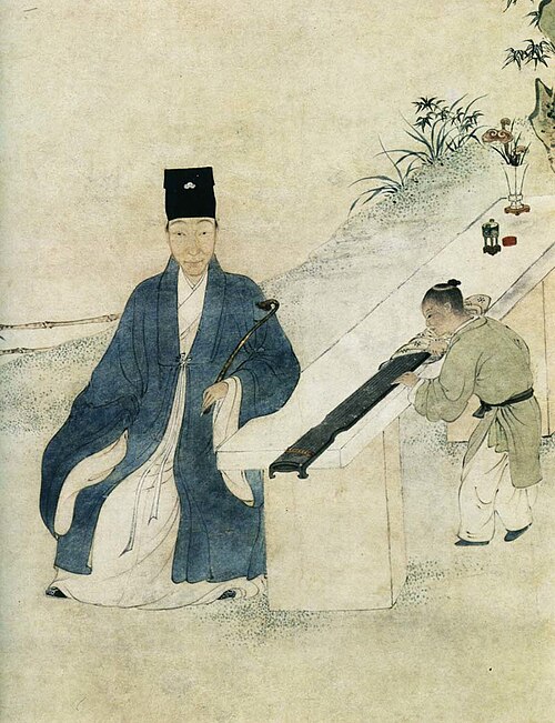 李六芳の肖像