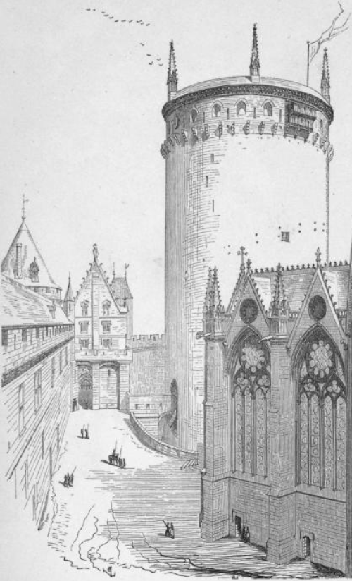 ウジェーヌ・ヴィオレ・ル・デュク作「バスクールと天守閣」