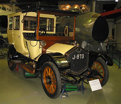 1909 クロスリー 40 馬力、JS クリッチリー設計